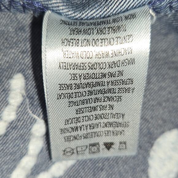 mySTYLE Womens 3X Sleeveless Denim Shift Dress Knee Length Beach Vacation Casual - Picture 10 of 10